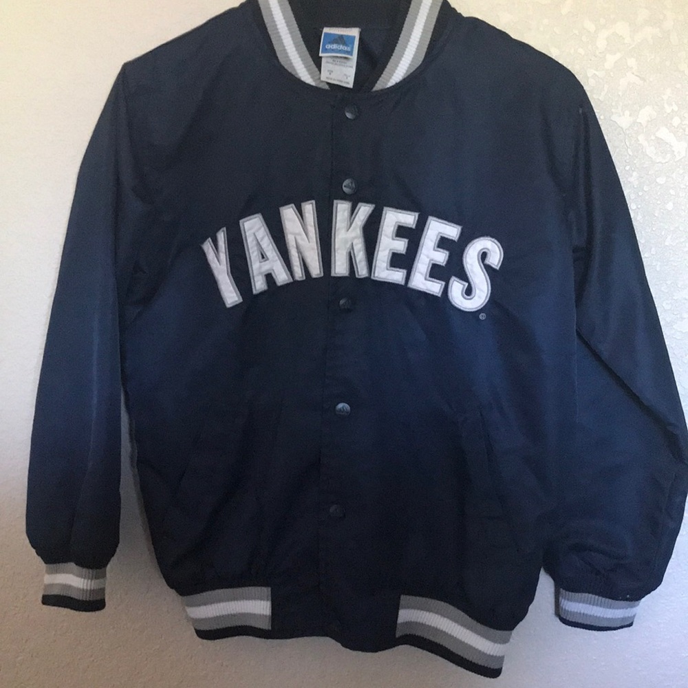 Yankees bomber jacket with nylon